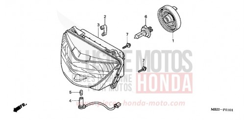 PROJECTEUR (CB600F22) CB600F22 de 2002